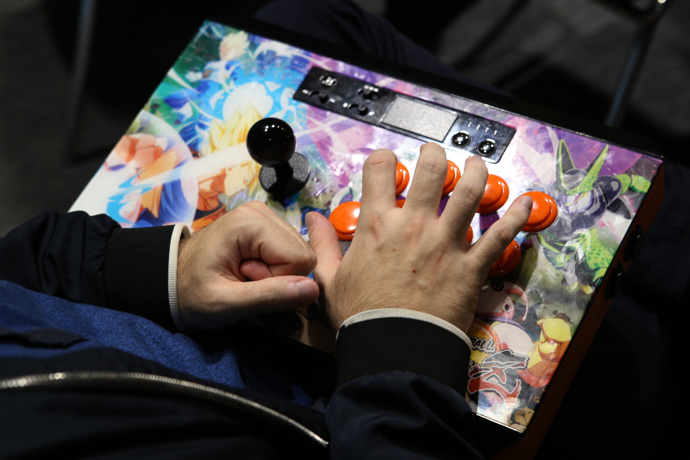 VGE 2019: Closeup of arcade machine